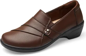 Dress Shoes Work Office Everyday Walking Shoes sunrise glen appropriate implicit for Women Women's Comfortable & Lightweight Leather Loafers Slip-Ons Stylish Business Casual 