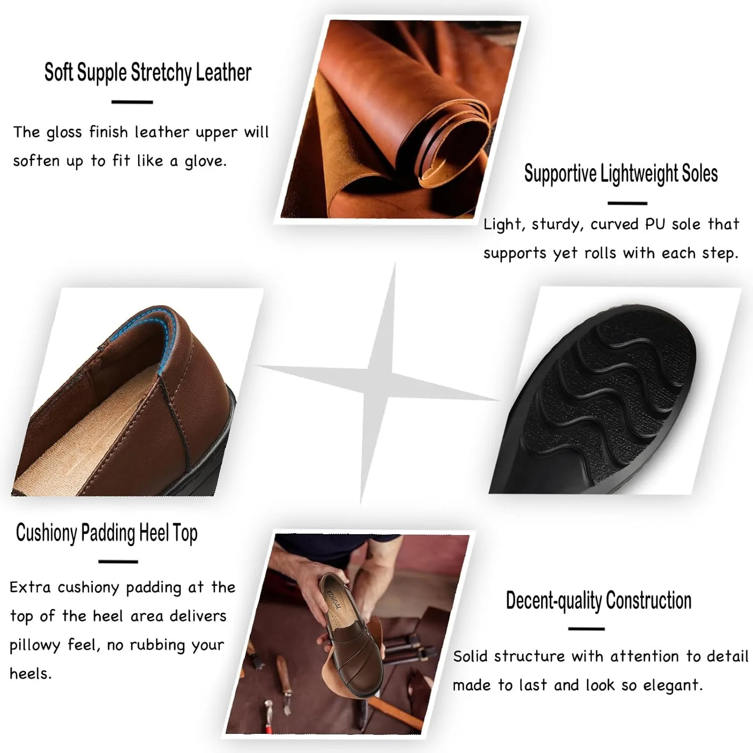 Dress Shoes Work Office Everyday Walking Shoes sunrise glen appropriate implicit for Women Women's Comfortable & Lightweight Leather Loafers Slip-Ons Stylish Business Casual 