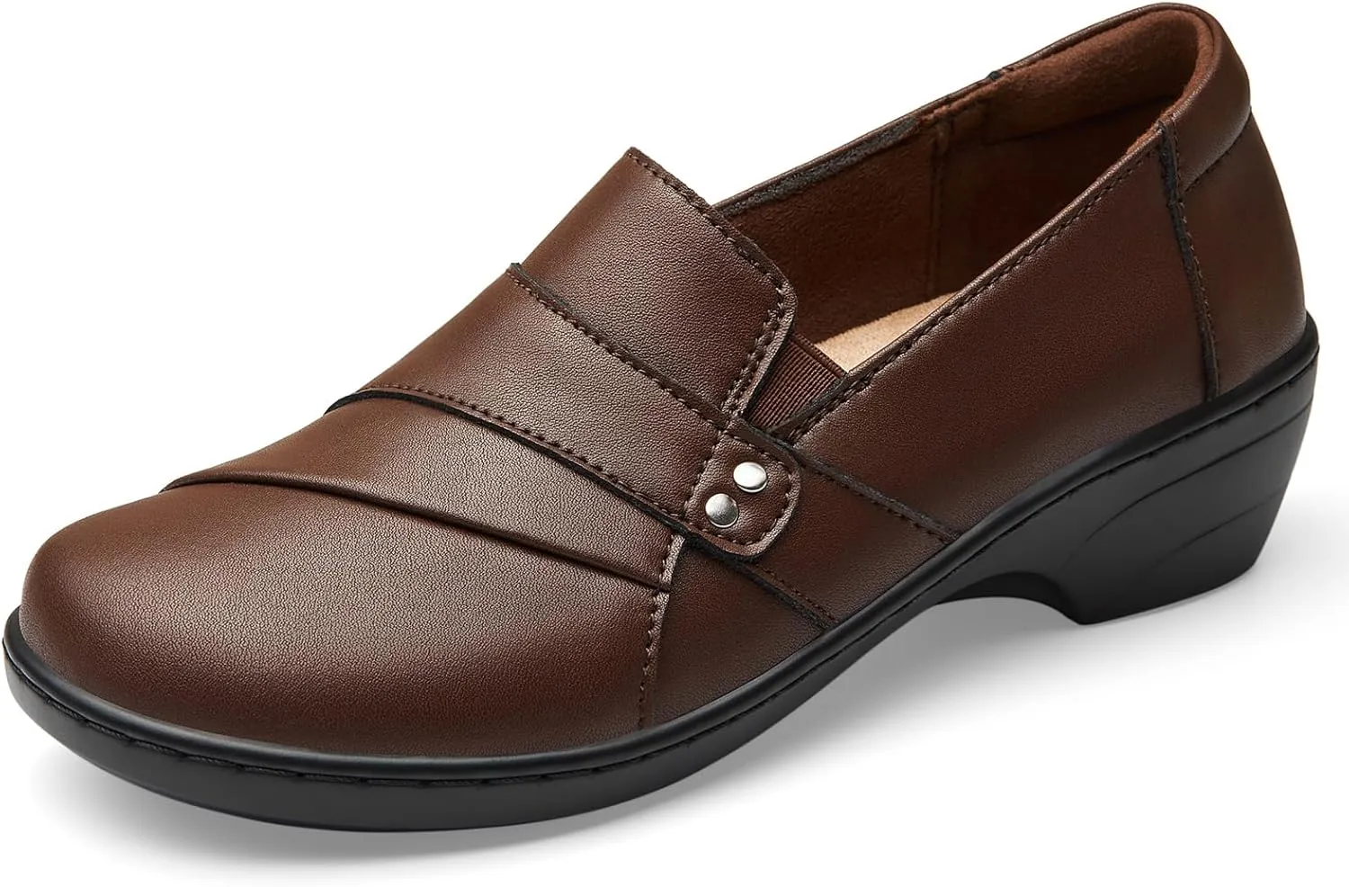 Dress Shoes Work Office Everyday Walking Shoes sunrise glen appropriate implicit for Women Women's Comfortable & Lightweight Leather Loafers Slip-Ons Stylish Business Casual 