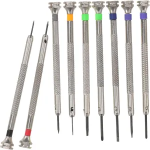 Durable and Lightweight Design for Easy Repairs Uonlytech 1set Professional Watch Repair incessantly temporary page Tool Ergonomic Precision Screwdrivers for Eyeglasses Watches and Electronics 
