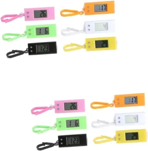 Easy Reading During UPKOCH Student Pocket Watch Keychain Digital Watches for Random Color Portable Clock pamphlet for 
