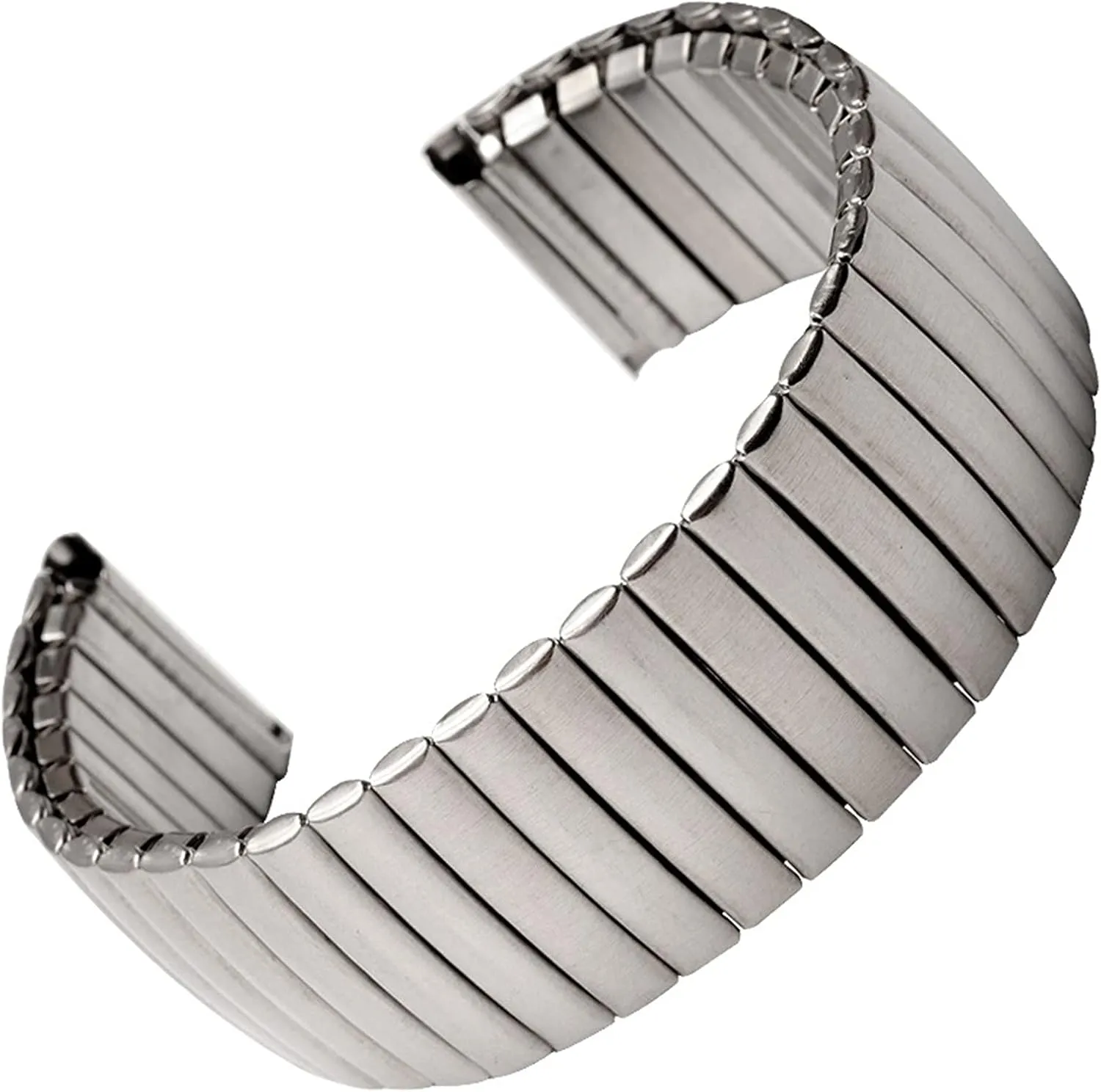 Elastic Metal varicolored Band Matte Style Wristband Polished (Size : 22mm) (Size : 18mm) ( Colo Metal Replacement Band,Watch Straps, Smart Watch Strap, Watch ,Wrist Strap Stainless Steel Stretch Watch Band Strap 