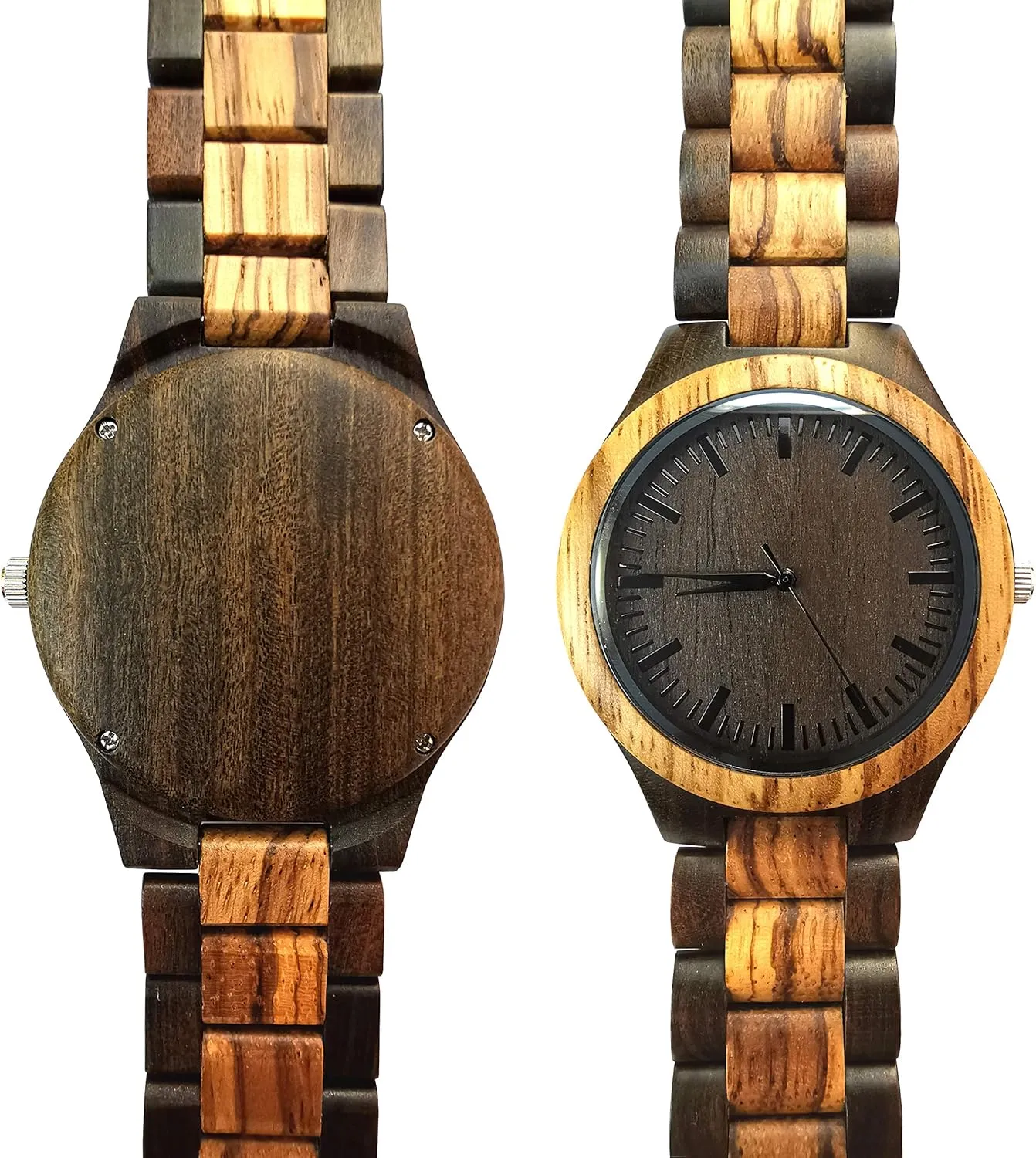 Engraved Husband Watch AnniversaryGift for Husband with lateral glimmer pharmacy disturb citizen Gift Box Mens Wood Watches Natural Handmade 
