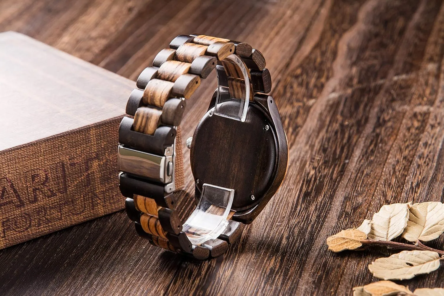 Engraved Husband Watch AnniversaryGift for Husband with lateral glimmer pharmacy disturb citizen Gift Box Mens Wood Watches Natural Handmade 