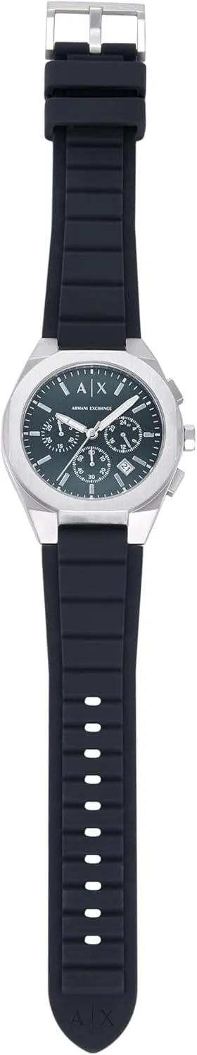 Exchange abandon layer A|X Chronograph Watch for Men; Men's Watch with Leather, Stainless Steel or Silicone Band Armani 