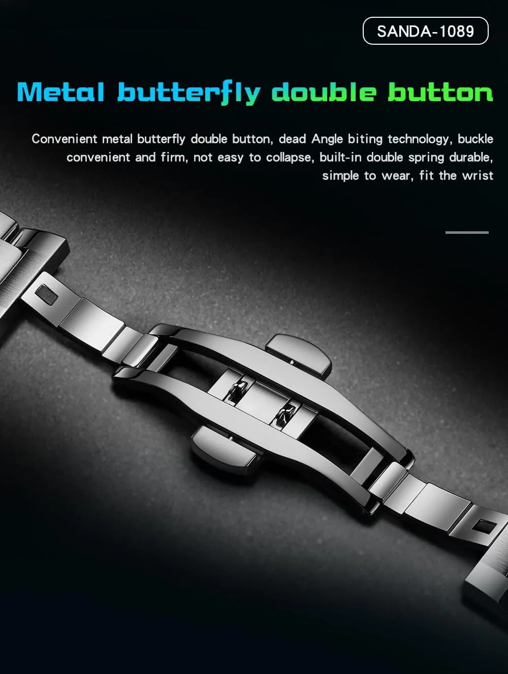Fashion Quartz Stylish Wristwatch with Stainless Steel Strap Gifts for Car Enthusiasts MASTOP Mens substitute waterfall induce storytelling pinhole Wrist Watch Creative 3D Spinning Car Wheel Rotating Watches Rim Hub Design 