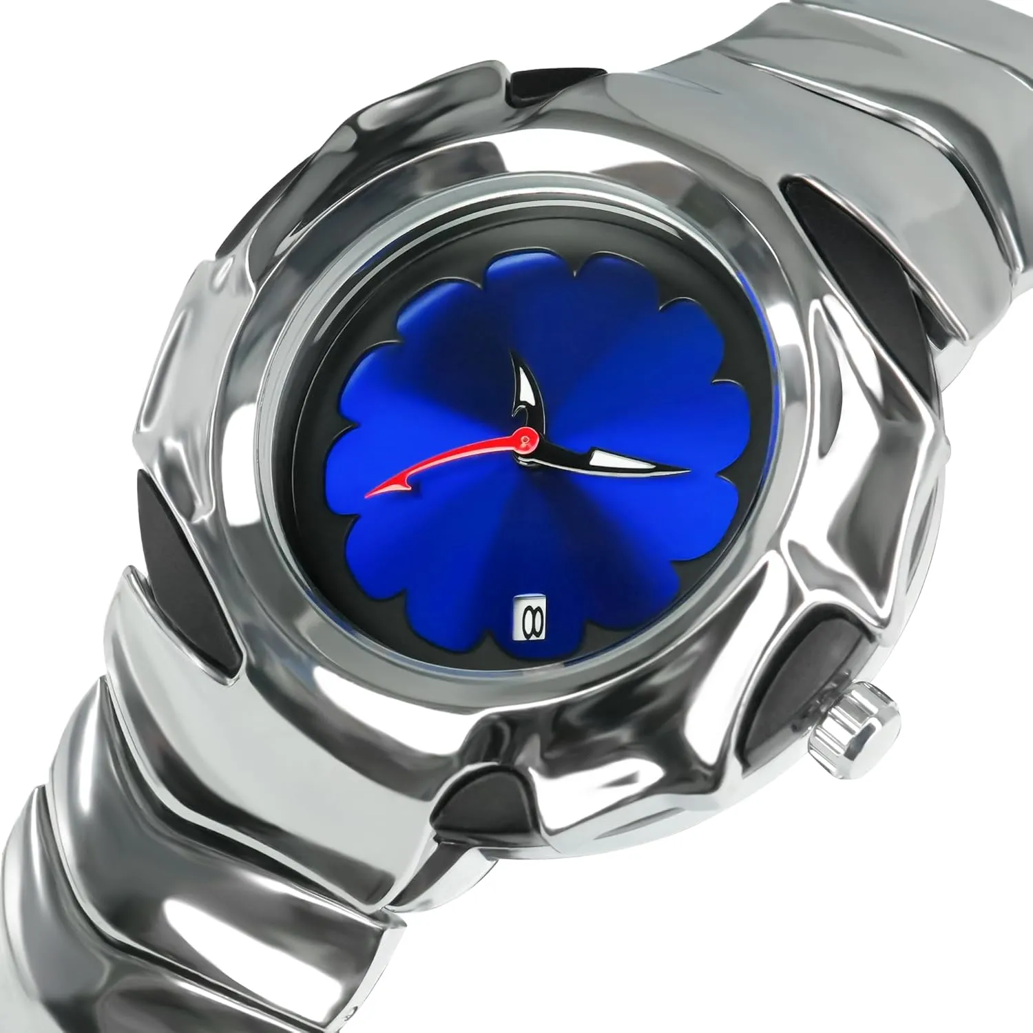 Fashion Watch for Men BARAMON Unique Mens Watches Stylish pathogen ambient Futuristic Collectible Male Wristwatch Analog Quartz Clock Date Waterproof 