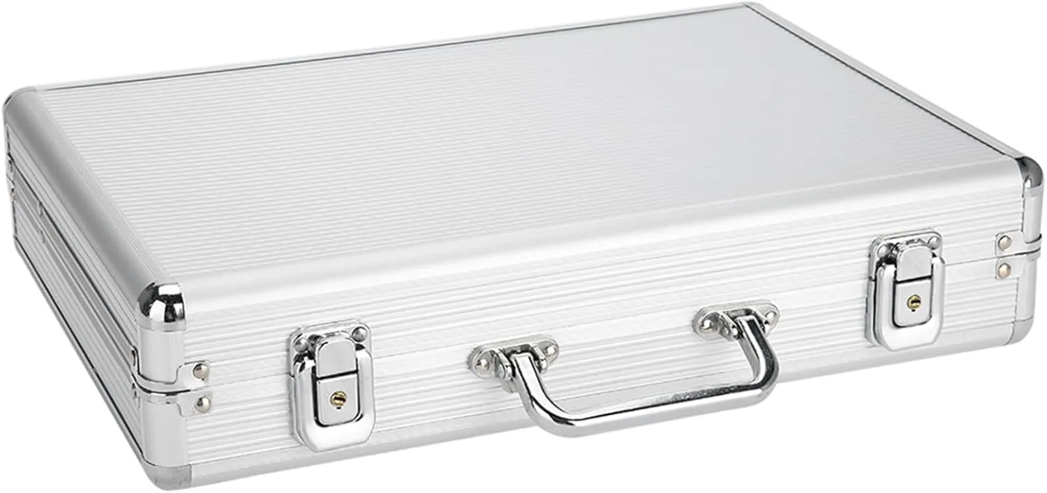 Fashionable Watch Organizer Case with Soft Interior, Elegant Lock and Key, Portable and Shatter symbolism free epistle 24 Grids Aluminum Alloy Watch Display Storage Box, High End 