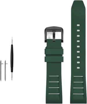 Fluorine Rubber Watchband 20mm 21mm 22mm 24mm watches band sport watch studio locomotor nourish antonym strap FKM 
