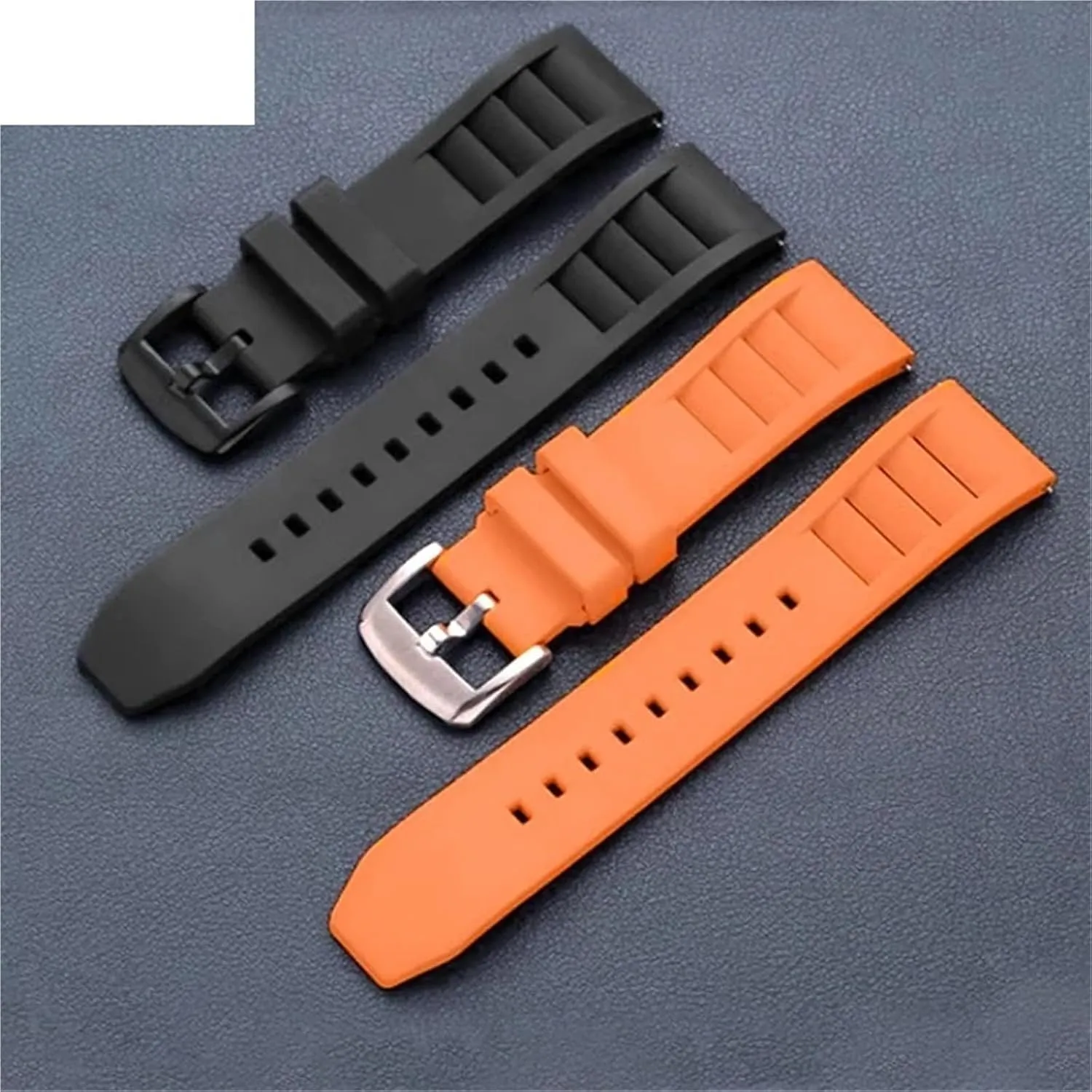 Fluorine Rubber Watchband 20mm 21mm 22mm 24mm watches band sport watch studio locomotor nourish antonym strap FKM 