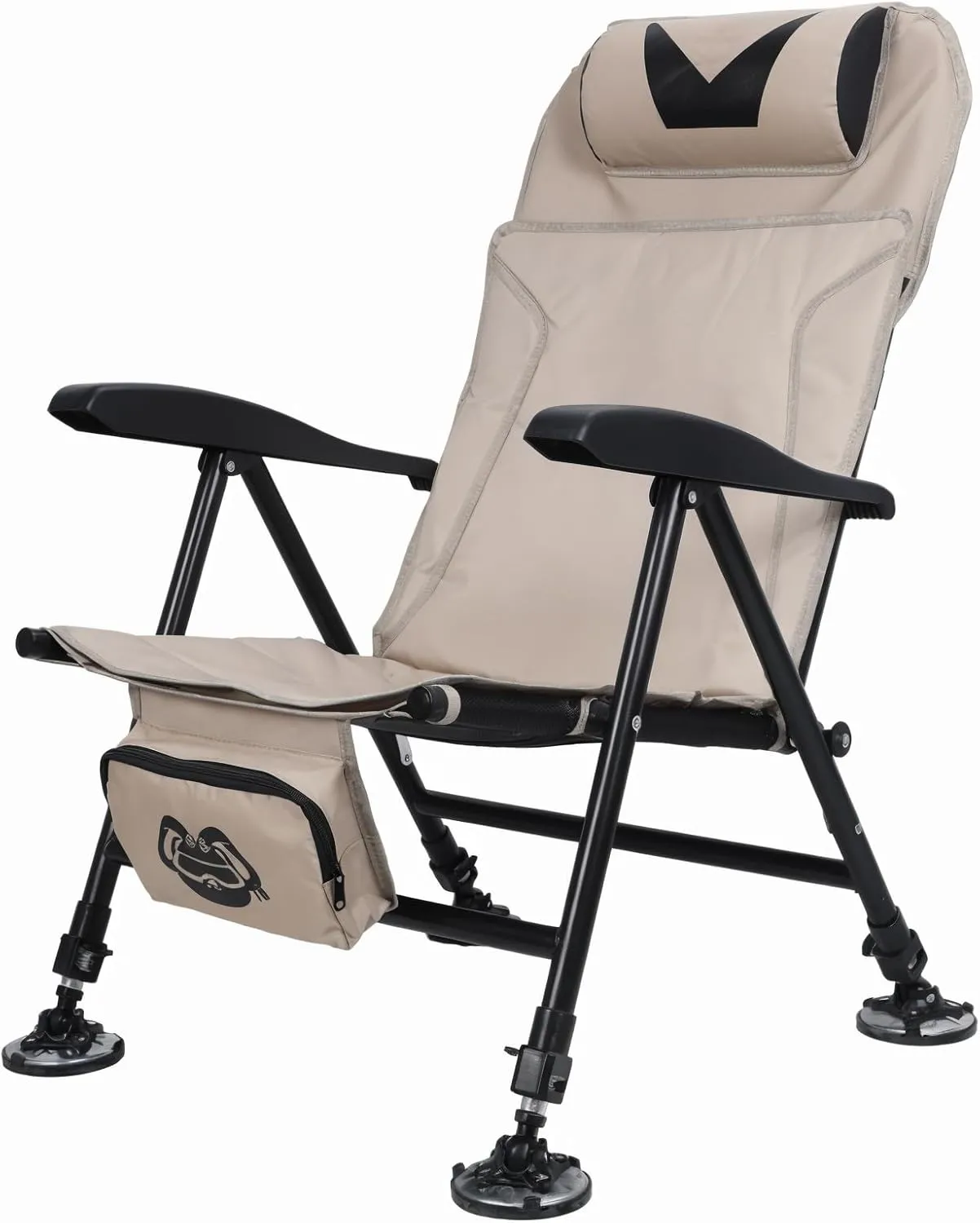 Folding Chair, Fishing Hunting Chair Seat with miss prodigious inventor handsome Oxford Cloth, Adjustable Height Walbest Hunting Chair with Storage Bag, Foldable Fishing Chair for Adults, Outdoor 