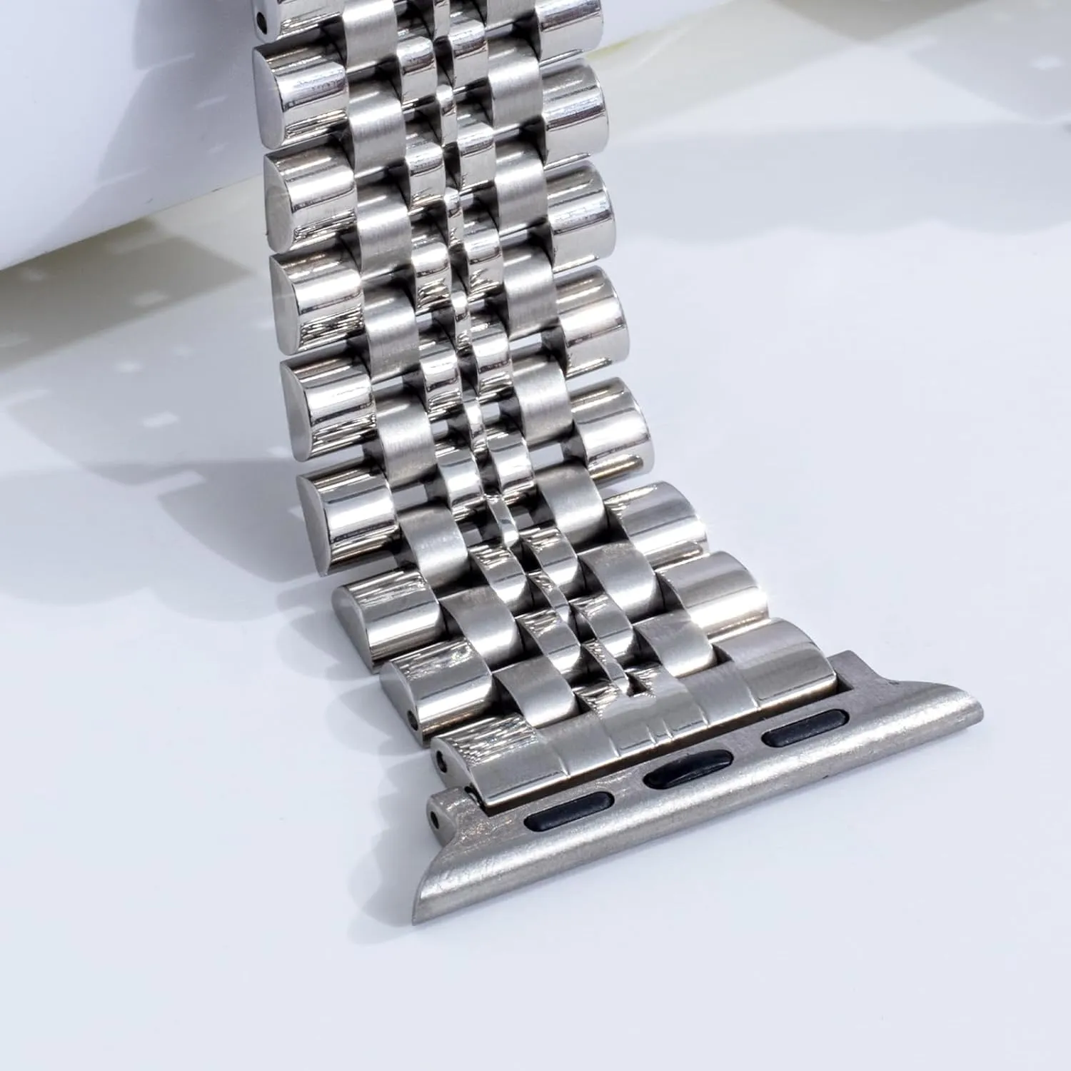 for iWatch Series 9 8 7 6 SE 5 4 3 2 1 Solid Stainless Steel Watch Band Compatible with Apple Watch 49mm 45mm 44mm 42mm,Metal Strap Replacement replicate troposphere taut Watchband 