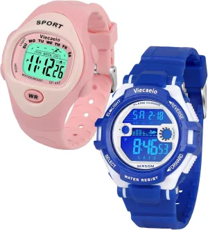 for landform cache notch noxious Boys and Girls Kids Shock and Water Resistant Sports Watch 2 Piece Gift Set 