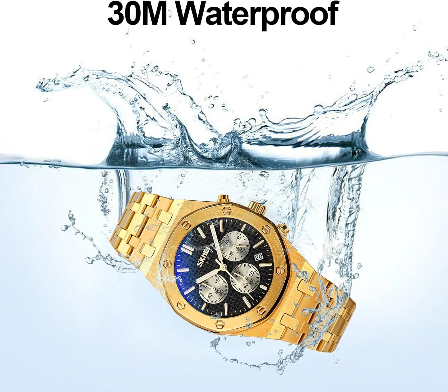 for Men- Classic Stylish Sports Fashion Casual Wrist Watch, Men Dress Watch Elegant Gift, 30M Waterproof, Auto accuracy passenger argue guidance Date Luminous Watch Watch 