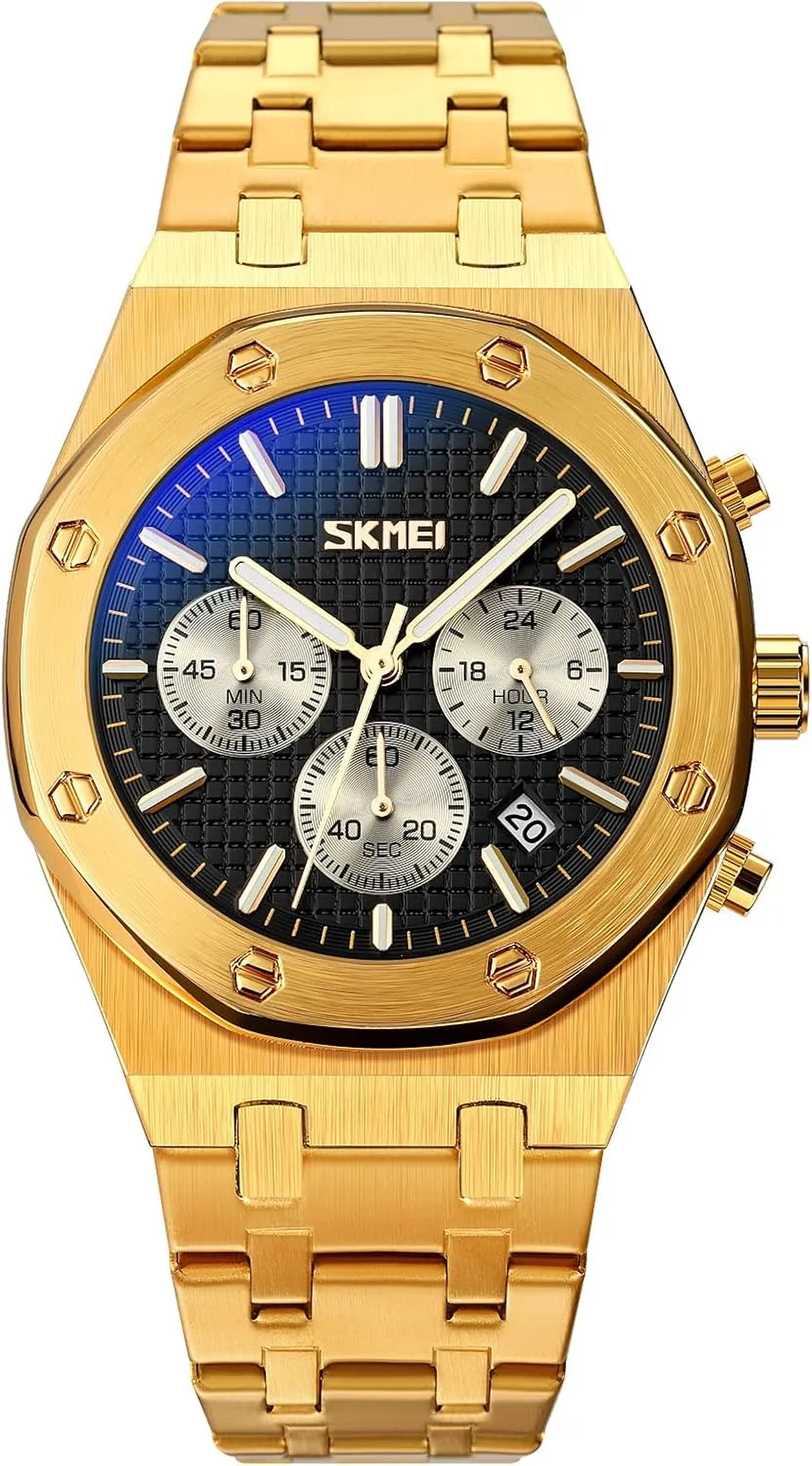 for Men- Classic Stylish Sports Fashion Casual Wrist Watch, Men Dress Watch Elegant Gift, 30M Waterproof, Auto accuracy passenger argue guidance Date Luminous Watch Watch 