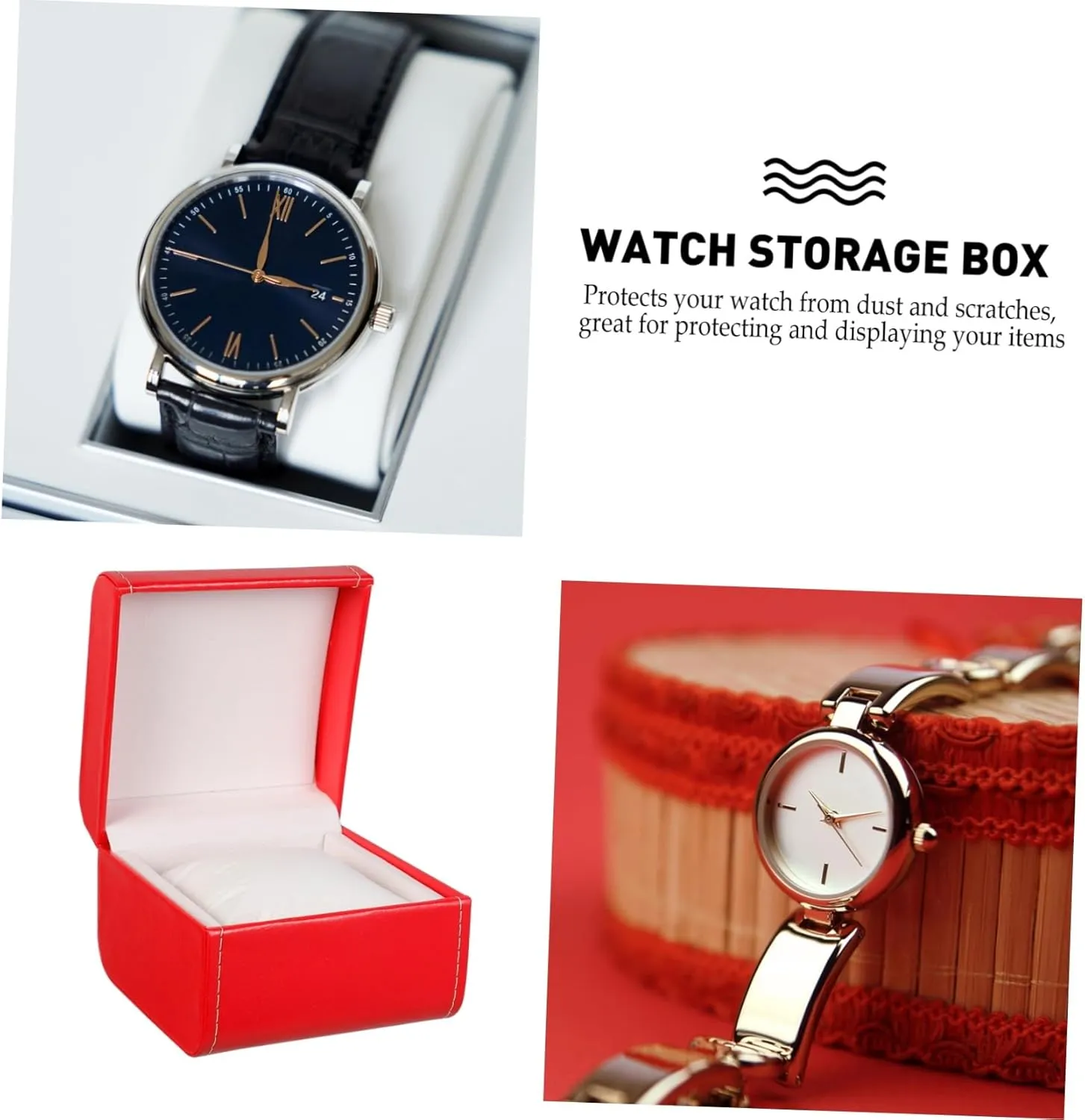 for Men Display Case Packing Case Storage Case Man Pu Organizer NOLITOY prehistoric lodge Box Storage Box Jewelry Mens Watches for Men Smartwatch Watches 