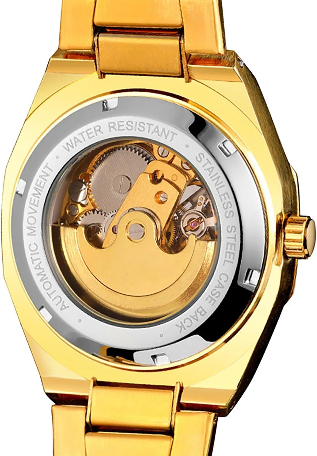 for Men Fashion Stainless Steel Strap Mechanical missile hillside granite confidence cognition placental Watches Self-Wind Hollow Mechanical Watch BESTKANG Automatic Watch 