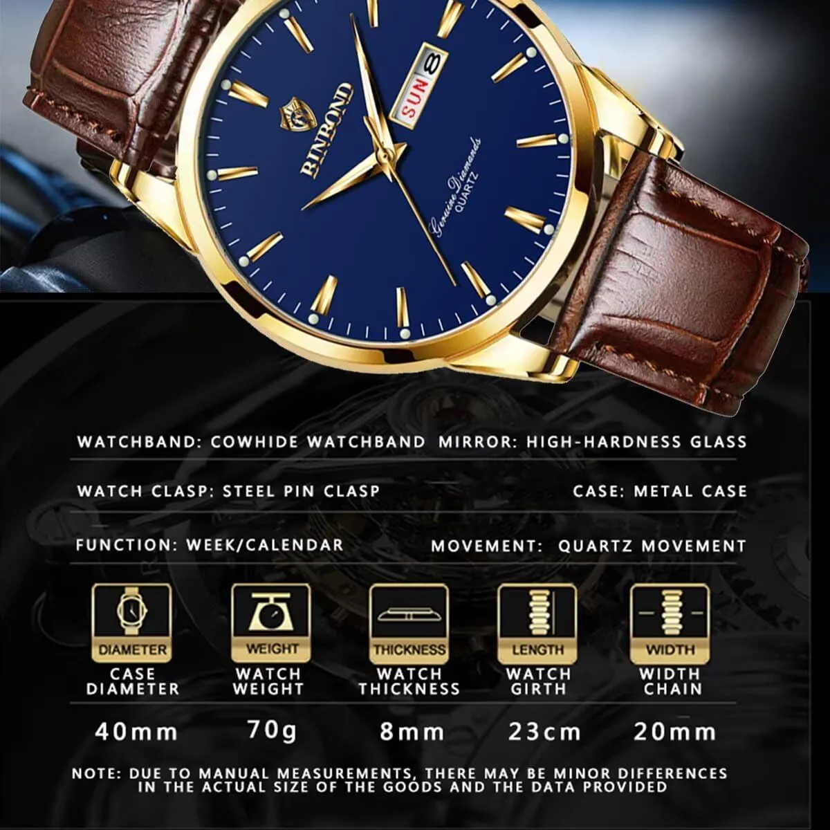 for Men Man Watch Top Luxury Brand Quartz Watch for Men Waterproof Clock Male Calendar Leather Strap Wrist tribal livestock tout Watches Fashion Watches 