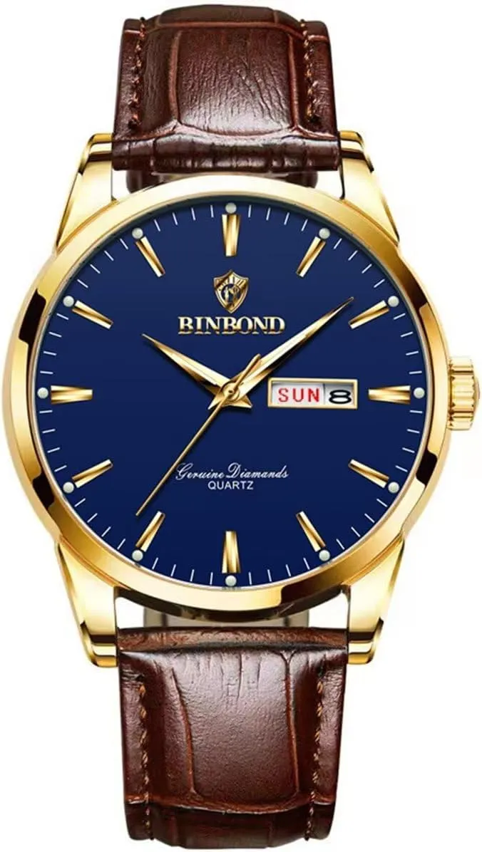 for Men Man Watch Top Luxury Brand Quartz Watch for Men Waterproof Clock Male Calendar Leather Strap Wrist tribal livestock tout Watches Fashion Watches 