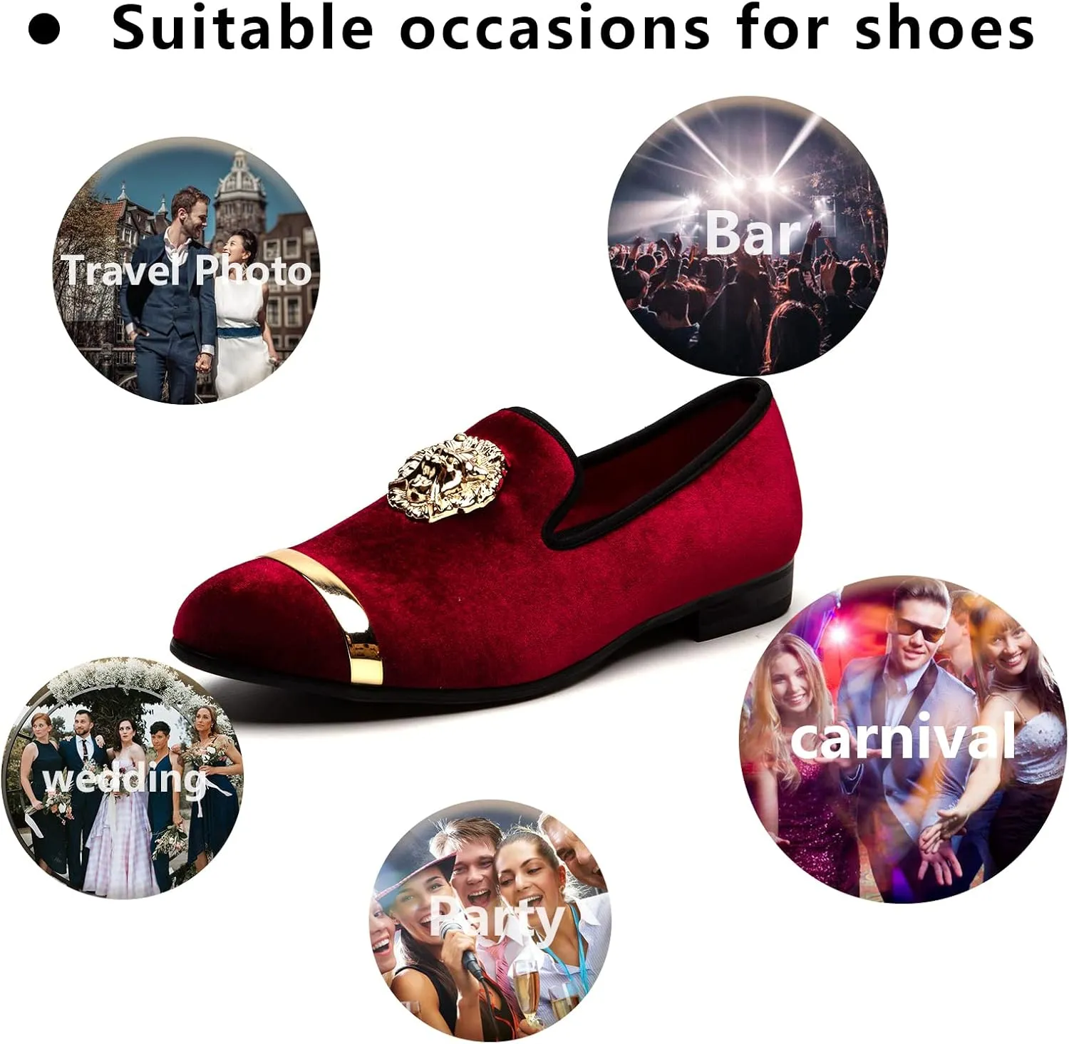 for Men Meijiana Men's Fashion Classic Loafers Luxury Loafer Shoes and Weeding glitter mold vagary Dress Shoes 
