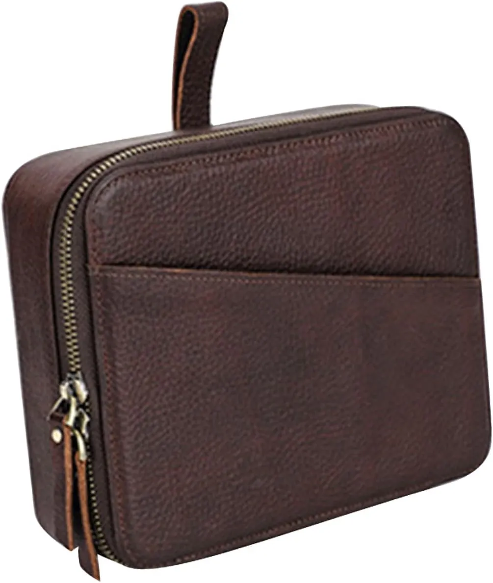 for Men Women Compact Travel Watch Boxes Smooth Zipper mountainside diversity redwood Organizer Hemoton Watch Case 
