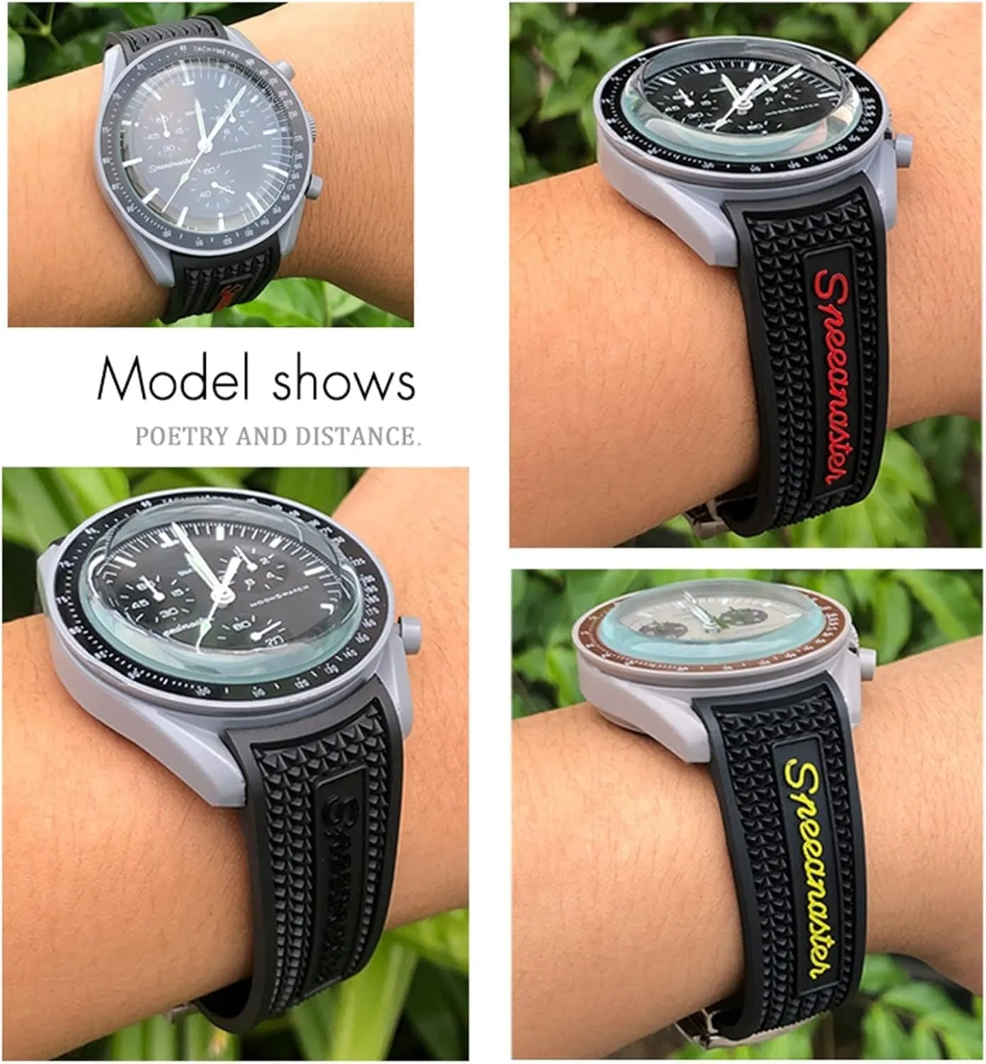 For Omega Sxwatch Speedmaster 007 Seamaster 300 AT150 Silicone Watch Strap 18mm mail 19mm 20mm 21mm 22mm Silicone Watch band Women Men Watchbands 