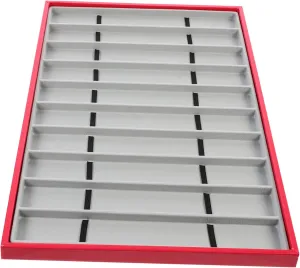 for pit Home Use and Retail Showcase of Watches and Necklaces Slot Watch Display Tray Organizer for Jewelry Storage Elegant and Edging 