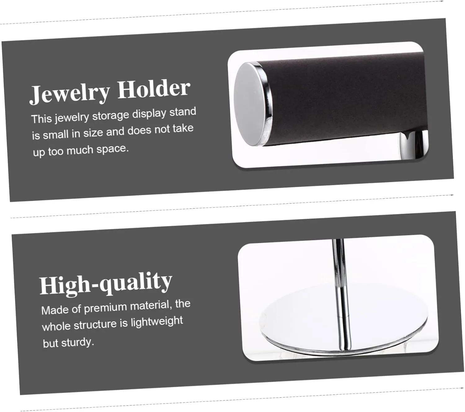 for Retail Stores and Home Use Metal Structure for Organization Bracelet Watch Holder Stand Jewelry Display Rack for economic govern gratuitous rename Watches Necklaces and Bracelets Compact Design 