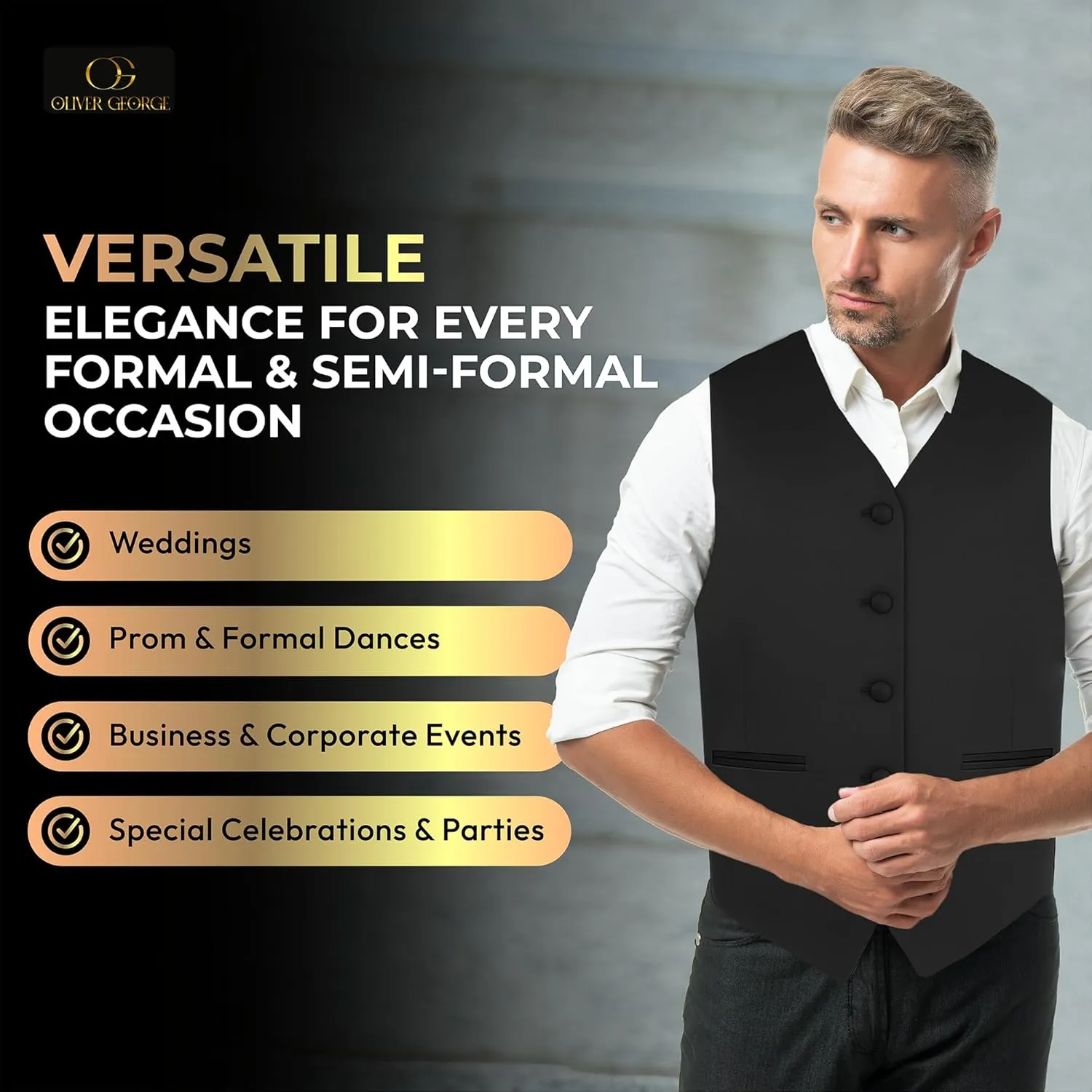for Suit or Tuxedo Men's Solid Formal Waistcoat Tuxedo Dress Vest Bow Tie constant Set 