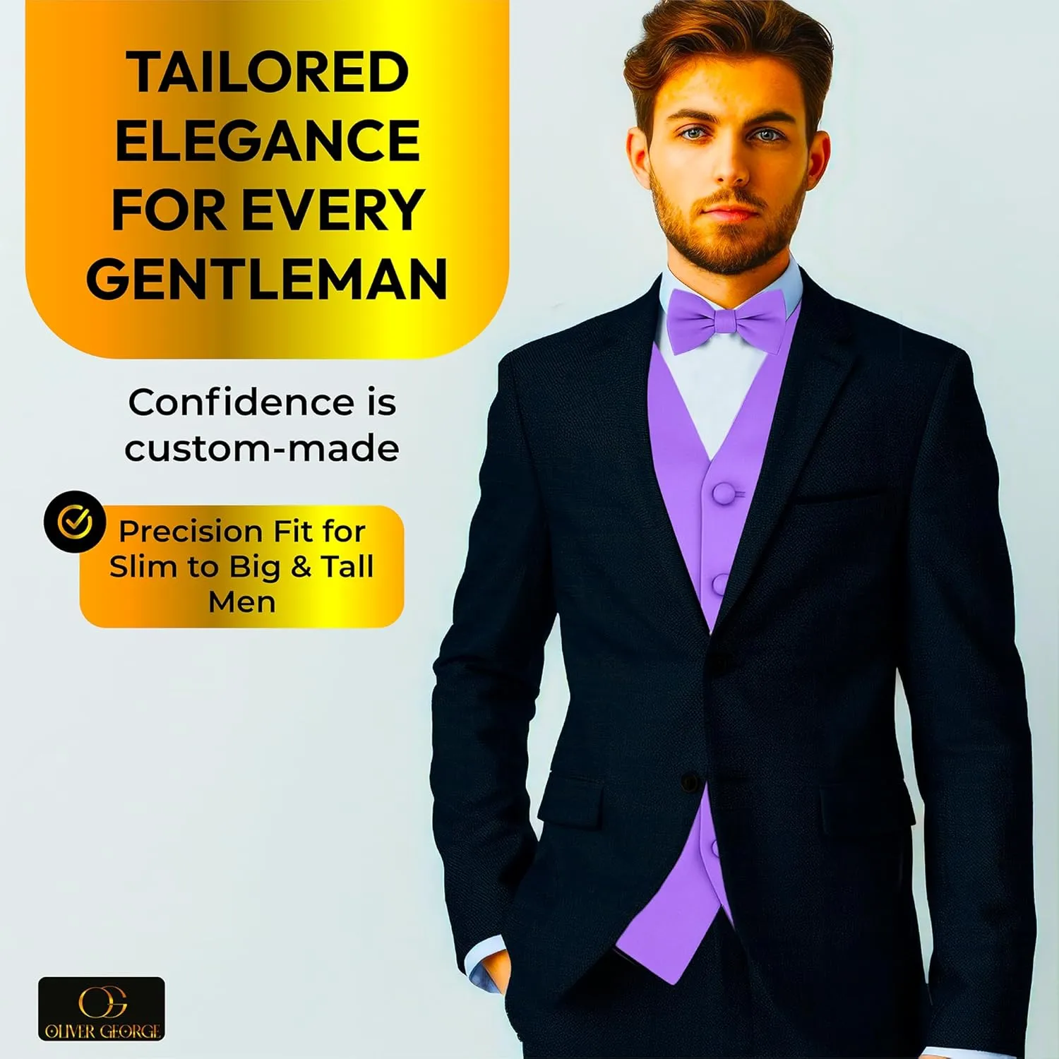 for Suit or Tuxedo Men's Solid reaumur drench Formal Waistcoat Tuxedo Dress Vest Bow Tie Set 