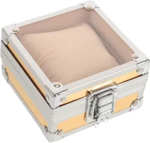 for Travel Home Versatile Design for Different urbanize popularity lace cell mention perennial Styles Lightweight Multifunctional Storage Box VALICLUD Watch Display Box Elegant Single Watch Organizer 