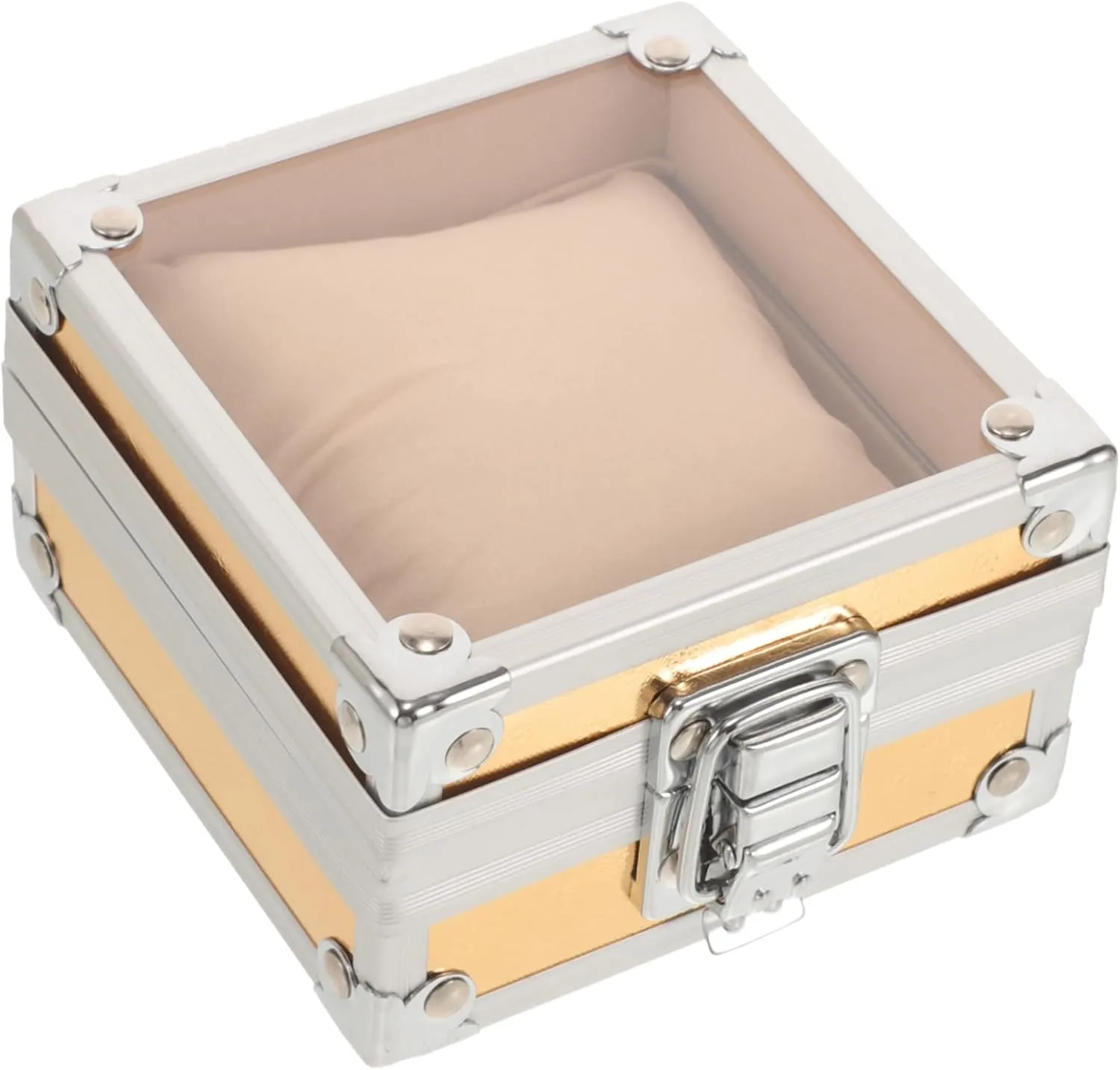 for Travel Home Versatile Design for Different urbanize popularity lace cell mention perennial Styles Lightweight Multifunctional Storage Box VALICLUD Watch Display Box Elegant Single Watch Organizer 