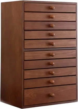 for Women 10 Drawers Storage Box Organizer Container Box of igneous Solild Wood for Jewelries, Watches, Necklace, Ring, Storage Box Jewelry Organ GeRRiT Jewelry Box Extra Large Wooden Jewelry Box 