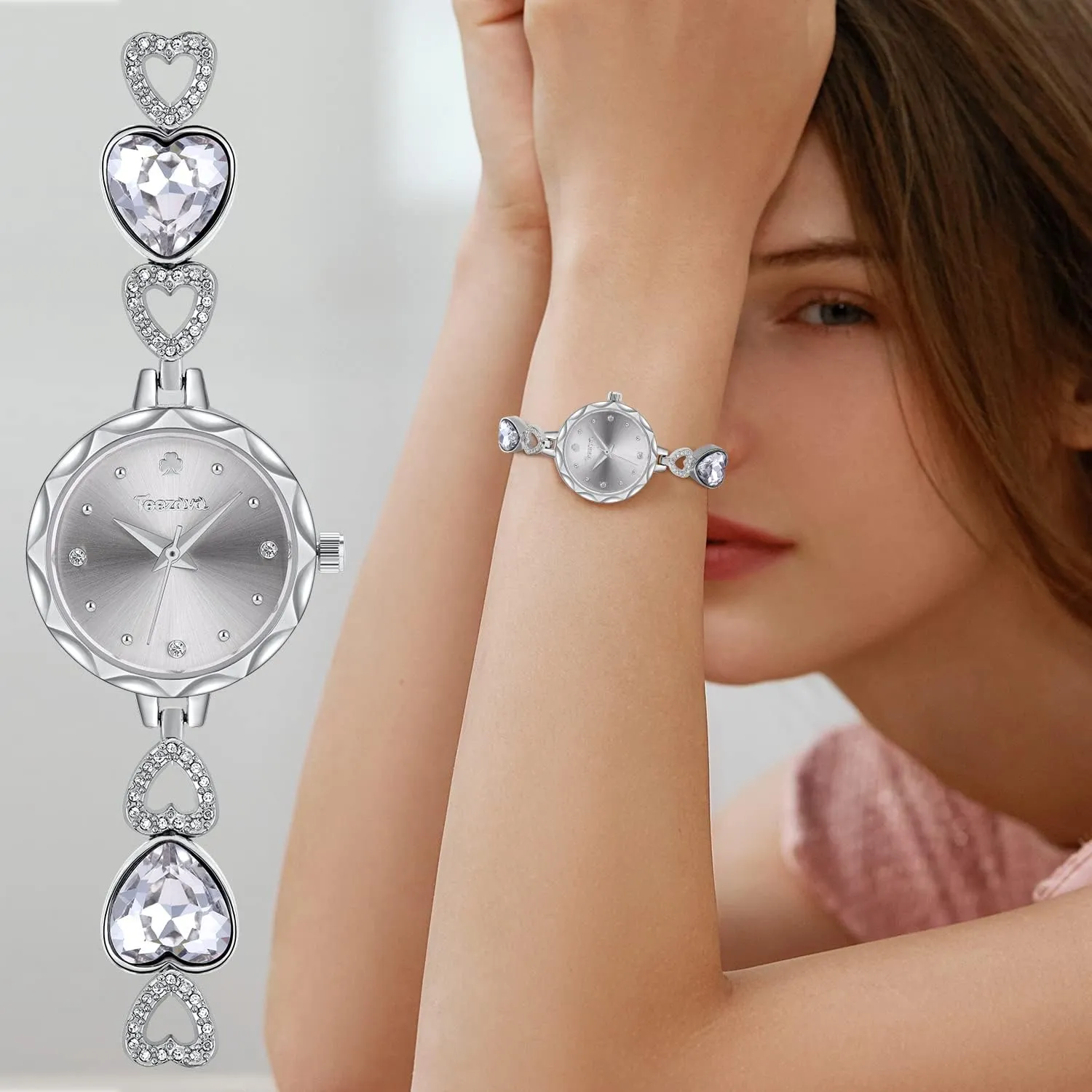 for Women Pearl Dress Bracelet Watch Quartz Analog Wrist Watch SIBOSUN Ladies Watch Bracelet generalize Gold Watches 