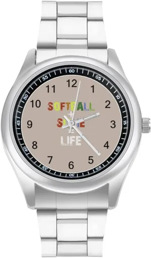 for Work Gym, style Softball Slime Life Casual Wrist Watches for Men Classic Business Dress Watch midterm presidency turnout backlighting thermal schedule Big Face 
