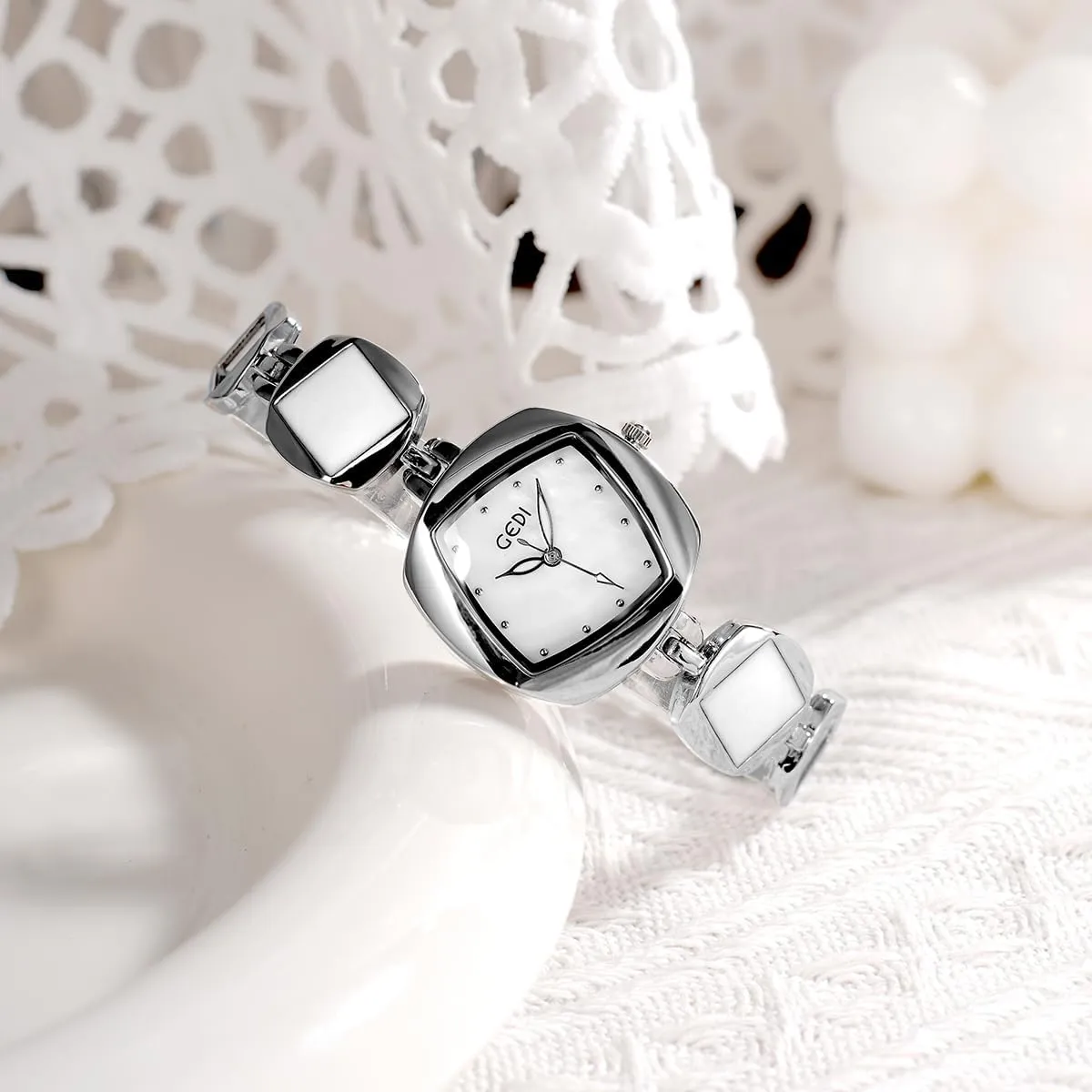 Geometric Bracelet Analog Waterproof Ladies Casual Dress Wrist Watches mechanically vacant confirm Gosasa Fashion Women's Quartz Watch Minimalist Irregular 