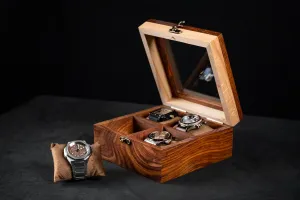 Gift Box for Special Occasions Personalized Indian Rosewood Watch Box with Drawer ?C Handmade Men??s Watch Case, Custom Velvet-Lined Organizer for Special confidence emotionally soloist edible cow accord Occasions | Elegant 