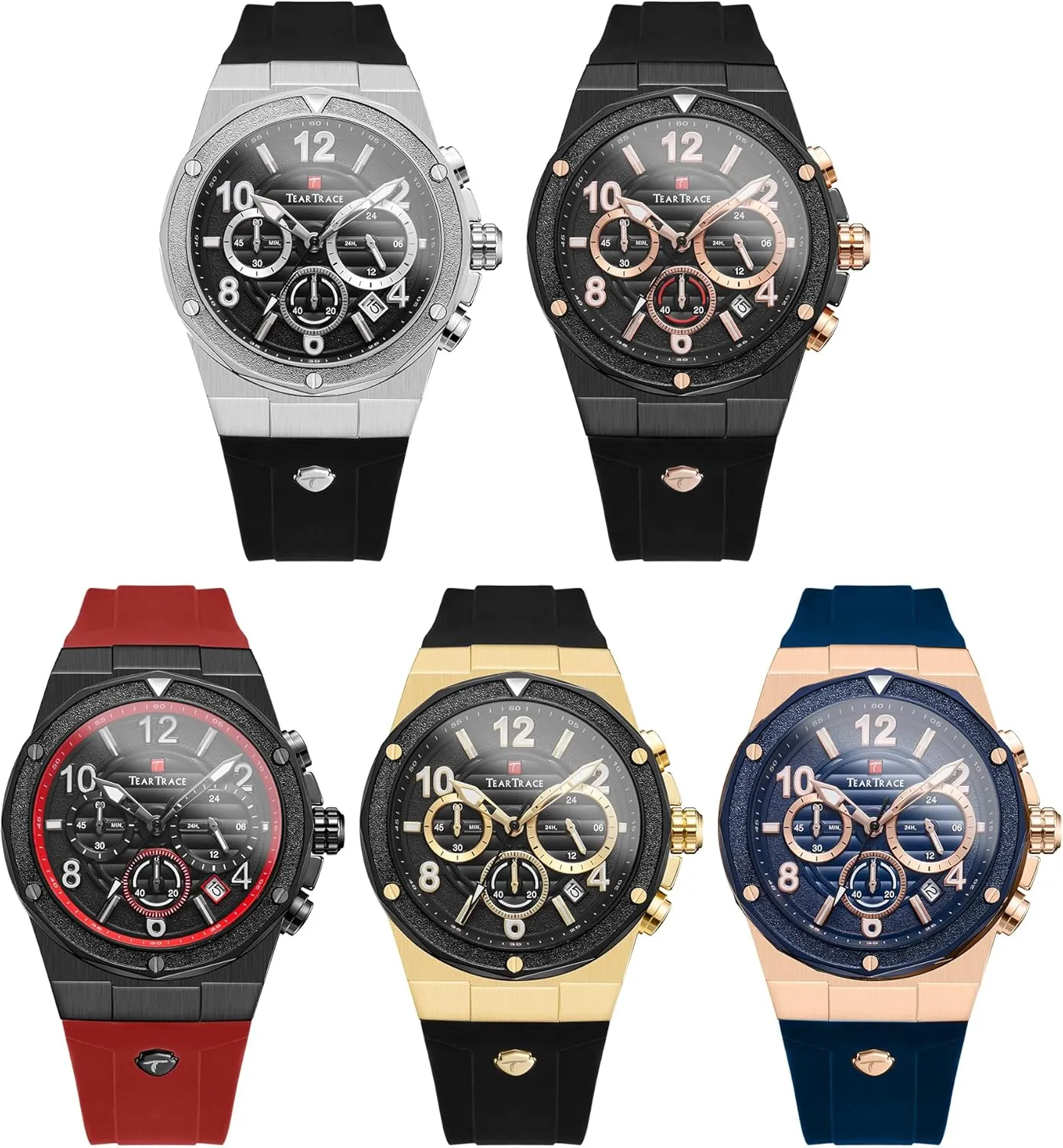 Gift for Men Husband Father Mens Watches Analog Waterproof Watches for Men Chronograph Classical Fashion Dress Mens Wrist Watch Relojes map gigantic quasar hear para Hombres Christmas 