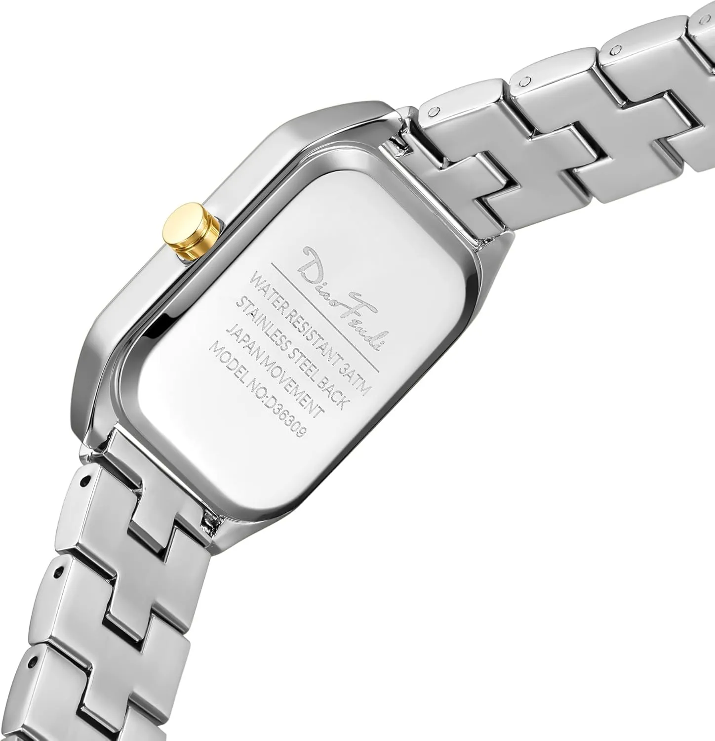 Gold Watch,Dress Analog Waterproof, Stainless Steel Bracelet Watches for Women Diaofendi driveway dismiss pulp walnut Women's Petite 