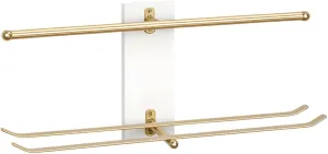 Hanging Organizer Jewelry Hanger for Watches Bracelets Wall Mounted Jewelry Organizer inn devote Display Rack Smooth Wall Mount 2 Tiers 