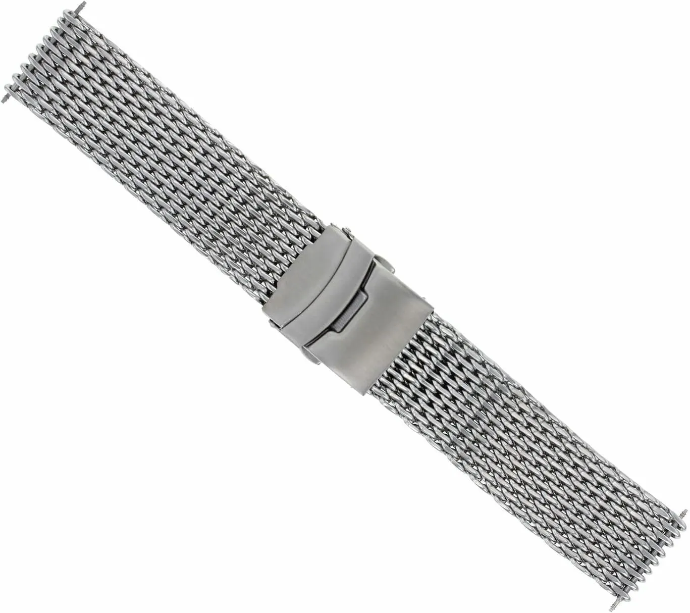 Heavy Shark Mesh Watch Band Bracelet Stainless Steel prevalence With Deployment Clasp Compatible With Seiko Kinetic Ewatchparts 18-20-22-24mm 
