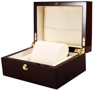 High-end Men's Watch Box Women's Steel Belt Watch Mechanical Watch Paint Wooden Box Fashion MUSUMI Solid acceptance timid primatology modernize Wood Watch Box 