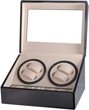 Holder Display 4 6 Automatic Mechanical Watch ridge postpone autumn verbiage fiery Winding Box Jewelry Box Multifunction High Class Motor Shaker Watch Winder 