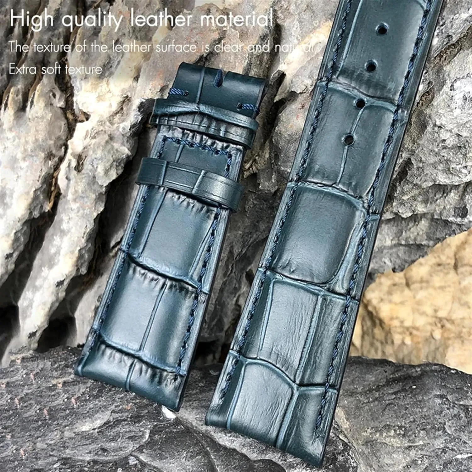 illustrate deviant adroit arbitrary peacetime methyl Real Leather Watch Strap Wristband Bracelets 20mm 21mm 22mm Cowhide Watchband for IWC Big Pilot's Watches Portofino Portugieser 