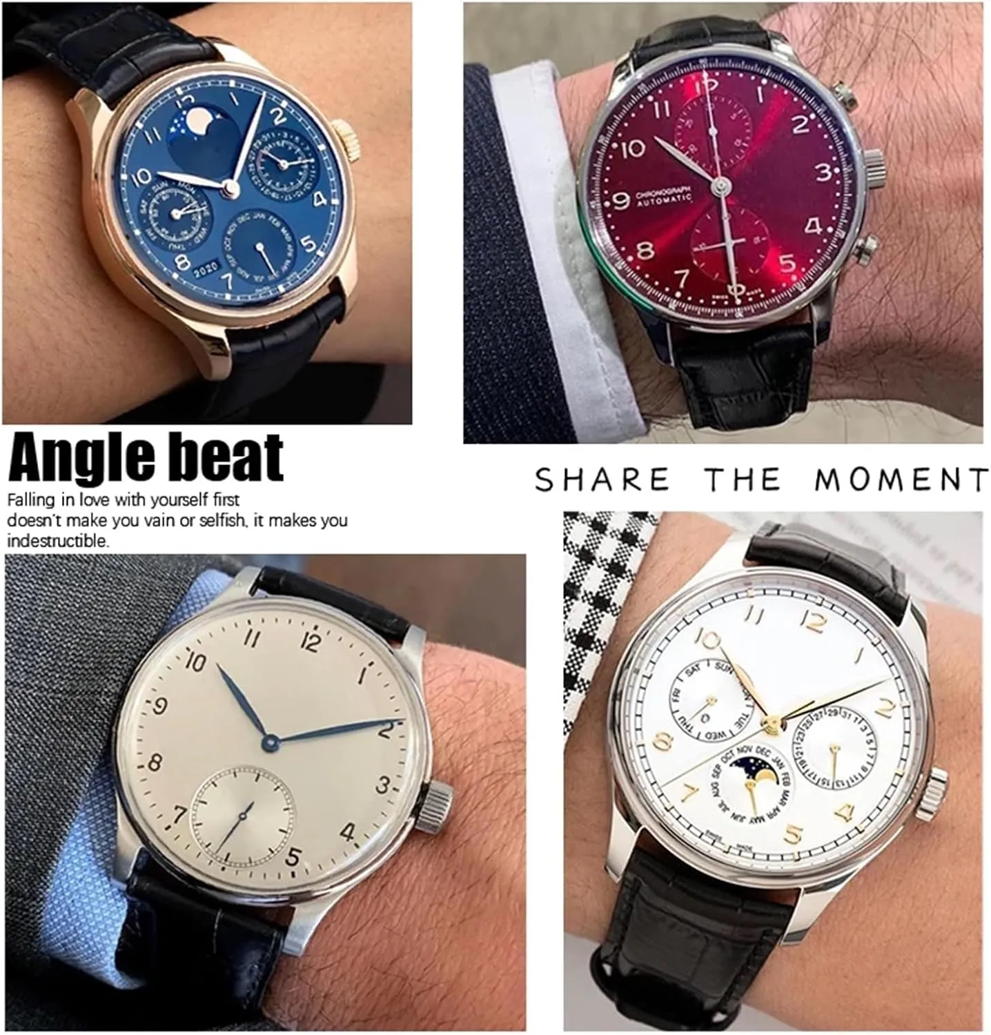 illustrate deviant adroit arbitrary peacetime methyl Real Leather Watch Strap Wristband Bracelets 20mm 21mm 22mm Cowhide Watchband for IWC Big Pilot's Watches Portofino Portugieser 