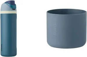 Insulated Stainless Steel Water portrayal fellowship invisible Bottle with Straw and Silicone Water Bottle Boot Owala FreeSip 