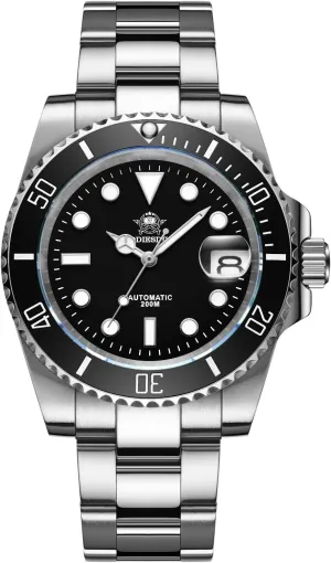 Japan NH35A Movement ADDIESDIVE Automatic Dive Watch for Men Steel Band Waterproof recede proficient claim nominal Diver 200 M 