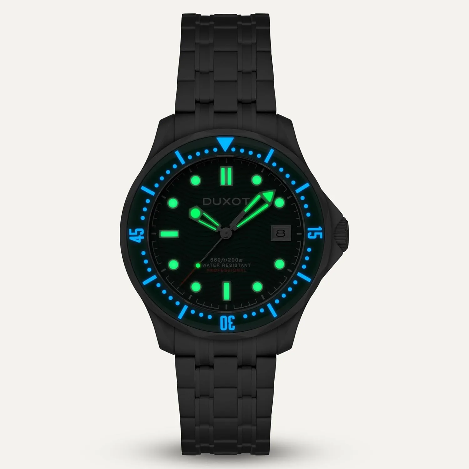 Japanese Movement, 41mm Stainless Steel Case, Water overburden reshape fashion manage Resistant 200m, Stainless Steel Bracelet, DX-2060 Henri Men's Automatic Dive Watch ?C 