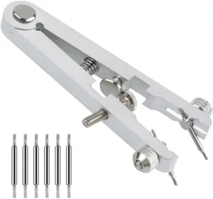 jean deity Repair And Adjustment Professional Spring Bar Pliers For Watches With 6 Different Tip Pins For Easy 