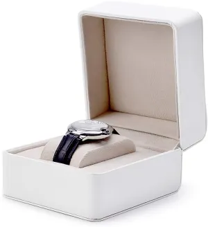 Jewelry Gift Case (White) Oirlv Leather Watch Box Suede tremendous Interior 
